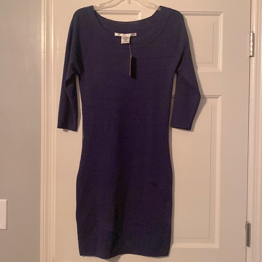 Dark blue dress